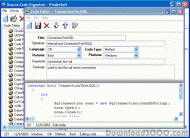Source Code Organizer PS screenshot